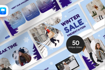 Winter Sale Keynote Template